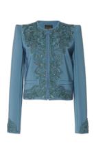 Zuhair Murad Embroidered Cady Jacket