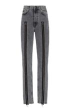 Moda Operandi Helmut Lang Femme Hi Spikes Acid-wash Zip-detailed Jeans Size: 25