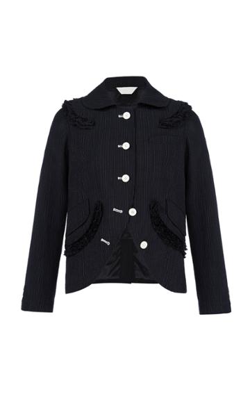 Bourie Curved Gabardine Jacket