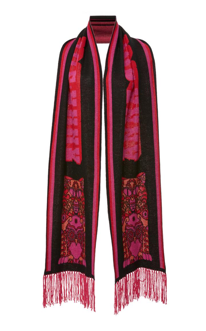 Anna Sui James Coviello For Anna Sui Whoo's That Pussycat Scarf