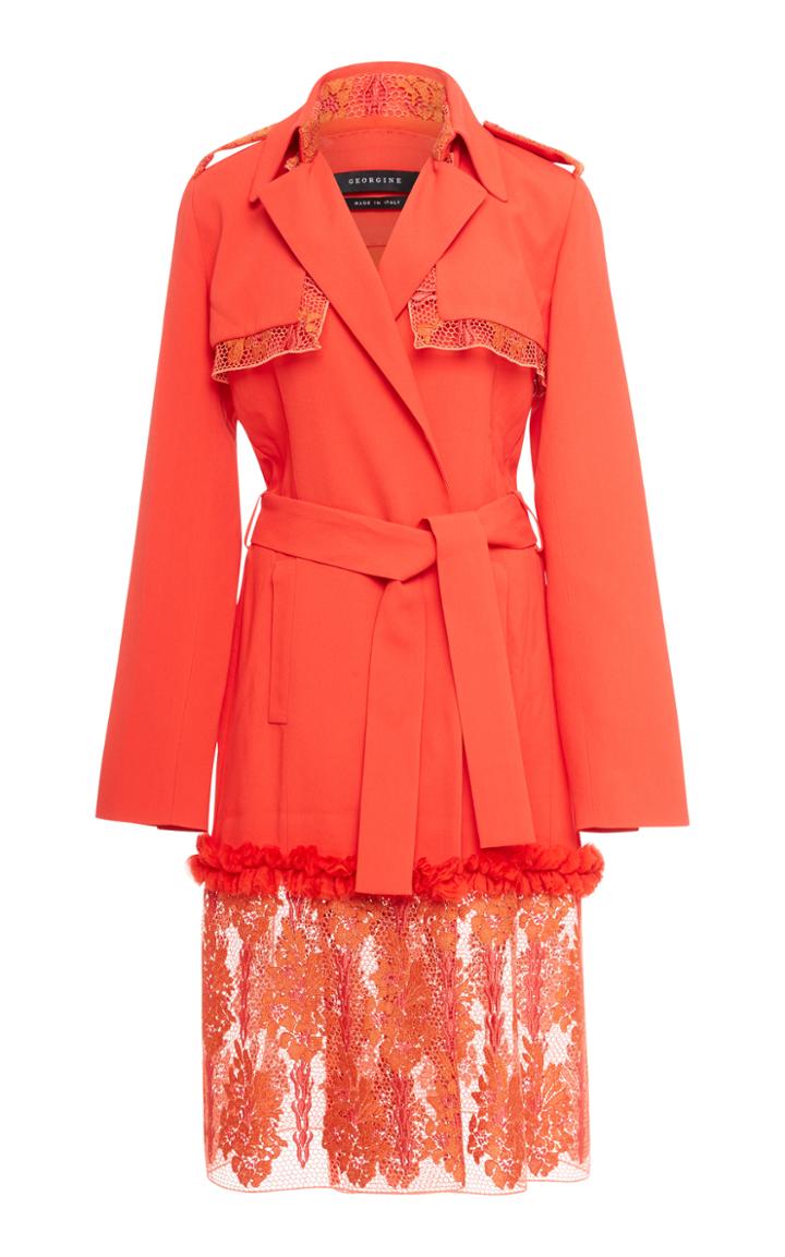 Georgine Arden Embroidered Wrap Jacket