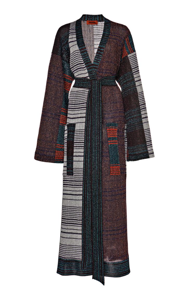 Moda Operandi Missoni Color-block Striped Jacquard-knit Cardigan