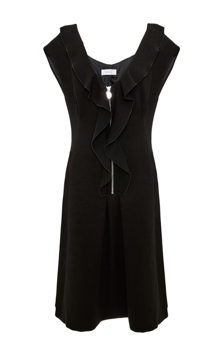 Carven Ruffled Zip Dress