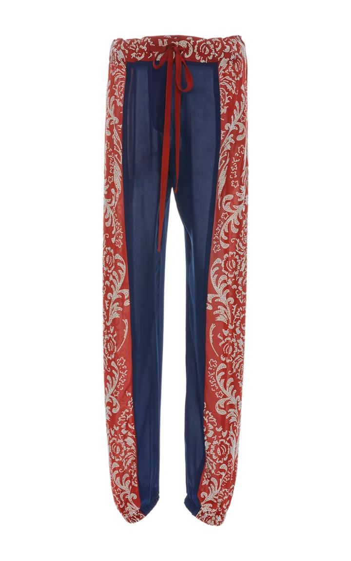 Rosie Assoulin Swarovski Track Pant
