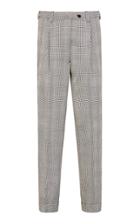 Giuliva Heritage Collection Cornelia Check Print Tailored Wool Trousers