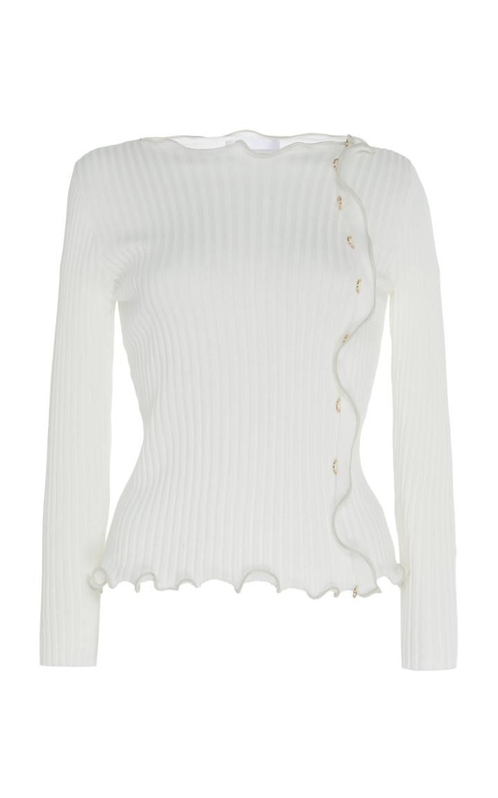 Moda Operandi Peet Dullaert Laluca Ribbed-knit Top Size: 34