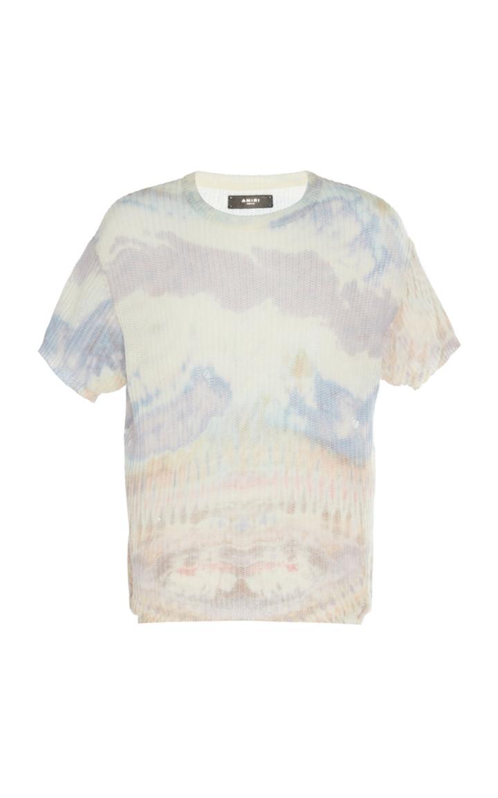 Amiri Tie Dye Knitted Tee