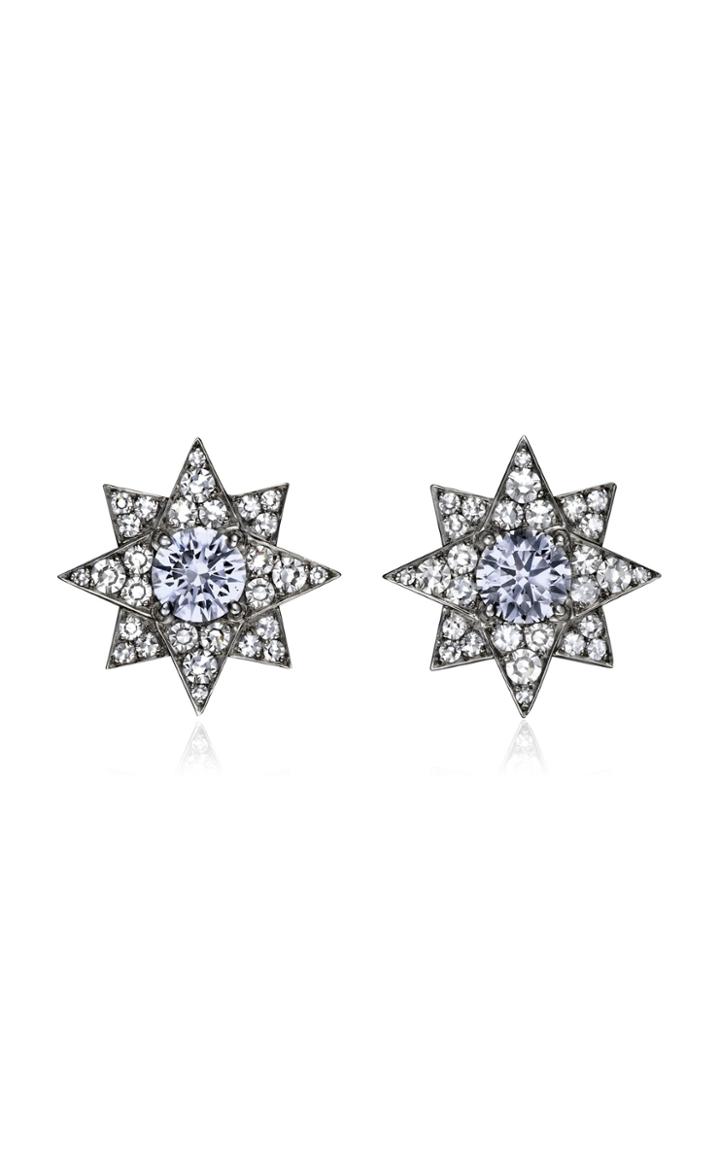 Moda Operandi Margaret Jewels One Of A Kind Silver & 18k Pink Gold Star Earrings