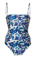 Adriana Degreas Cutout Floral Swimsuit