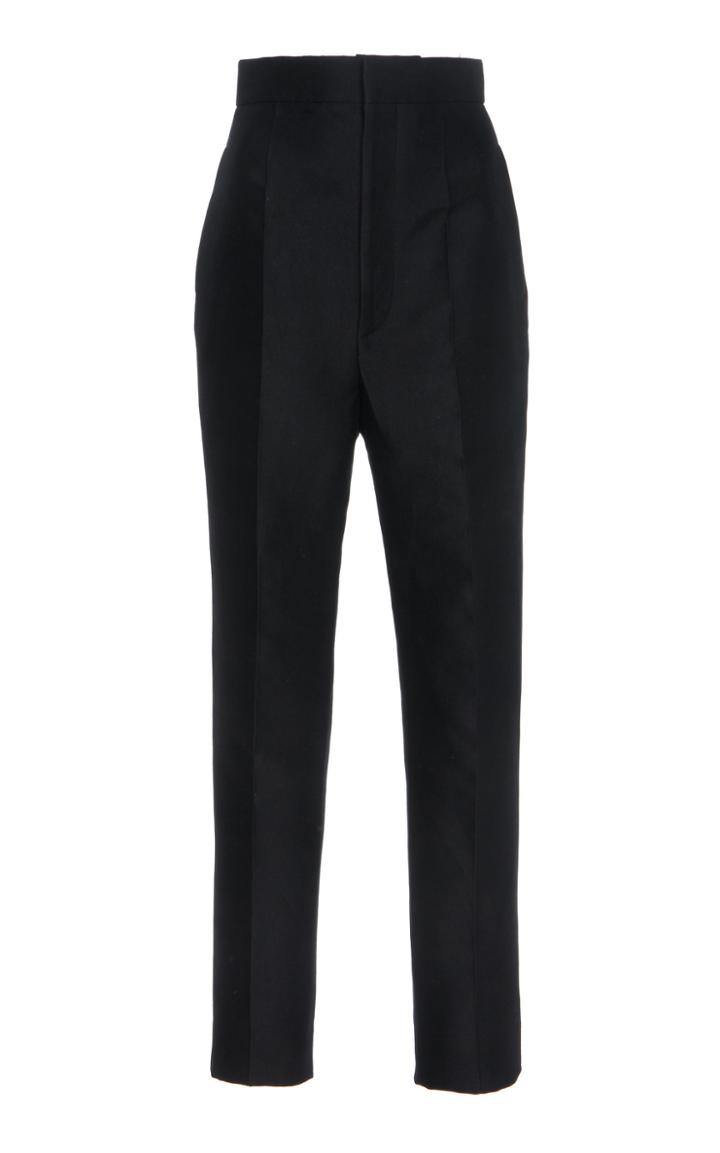Haider Ackermann High-waisted Cotton-blend Trousers