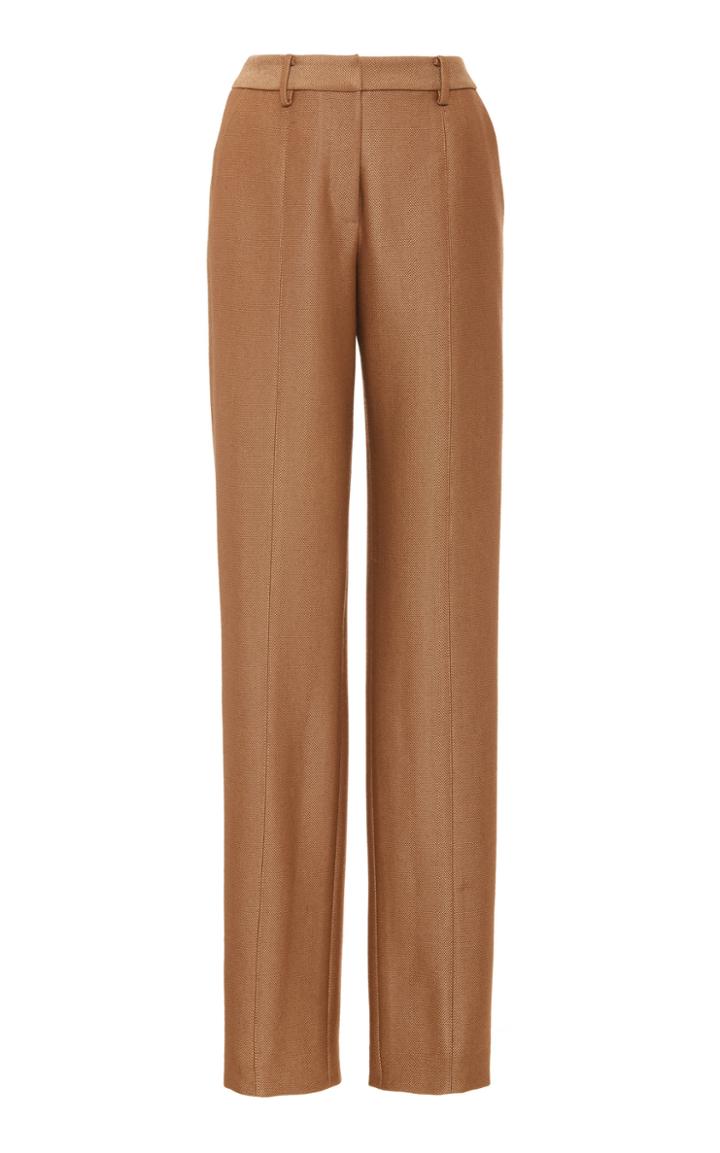Moda Operandi Gabriela Hearst Francisco Wool-blend Straight-leg Pant Size: 38