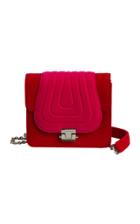 By Malene Birger Rakel Color-block Mini Velvet Bag
