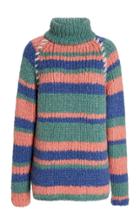 Moda Operandi The Elder Statesman Fuzz Stripe Saturday Cashmere Sweater