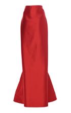 Leal Daccarett Norma Modified A-line Taffeta Skirt