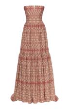 Lena Hoschek Anna Strapless Ruffled Gown