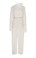 Lanvin Collared Wide-leg Jumpsuit