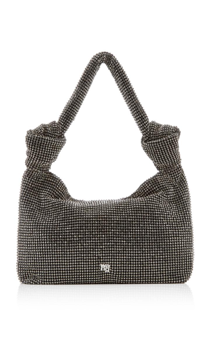 Alexander Wang Wangloc Crystal-embellished Mesh Shoulder Bag