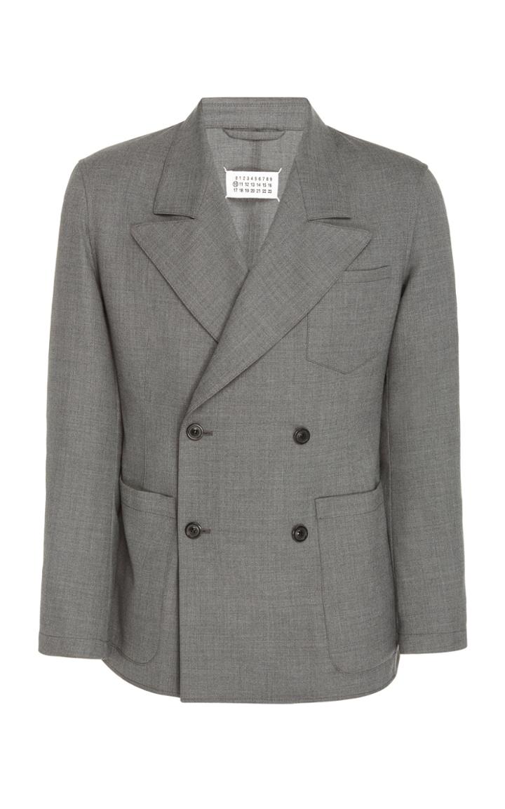 Maison Margiela Double-breasted Wool-blend Jacket