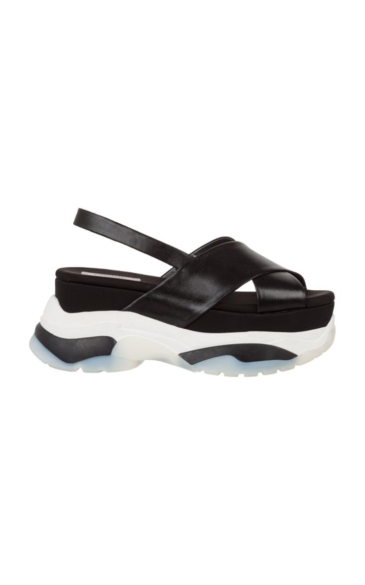 Dorothee Schumacher Sporty Leather Platform Sandals