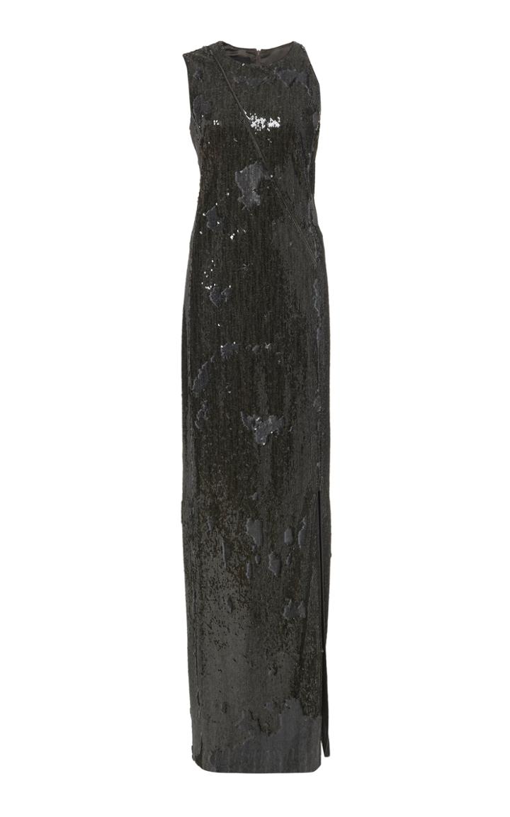 Akris Sleeveless Sequin Gown