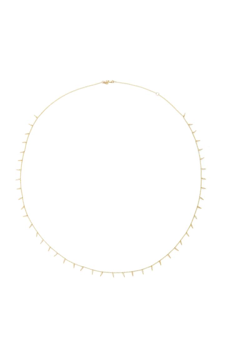 Sydney Evan Pave Fringe 26 Drop Necklace