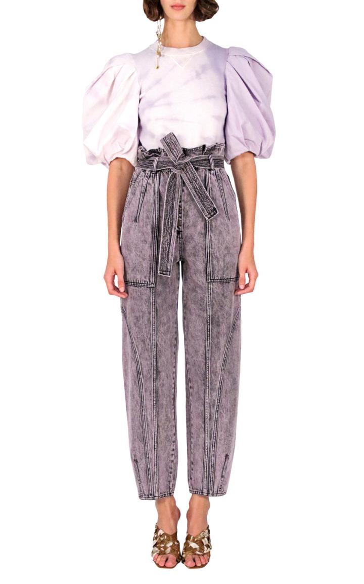 Moda Operandi Ulla Johnson Brier Distressed High-rise Straight-leg Jeans