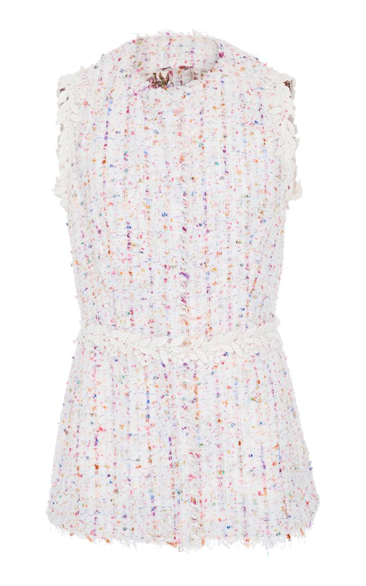 Giambattista Valli Sleeveless Tweed Gilet