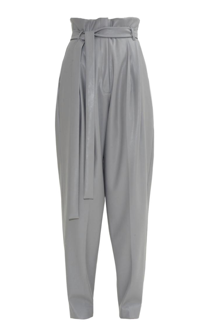 Moda Operandi Anouki High Waist Peg Vegan Leather Pants
