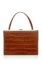 Chylak Croc-effect Leather Top Handle Bag