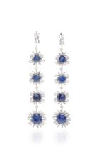 Suzanne Kalan One-of-a-kind Blue Sapphire Drop Earrings