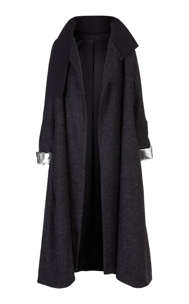Maticevski Affectionate Tweed Trench Coat