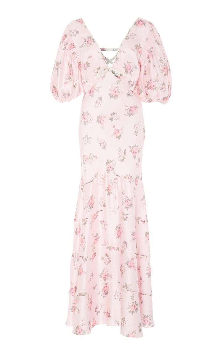 Loveshackfancy Lilia Fit And Flare Maxi Dress