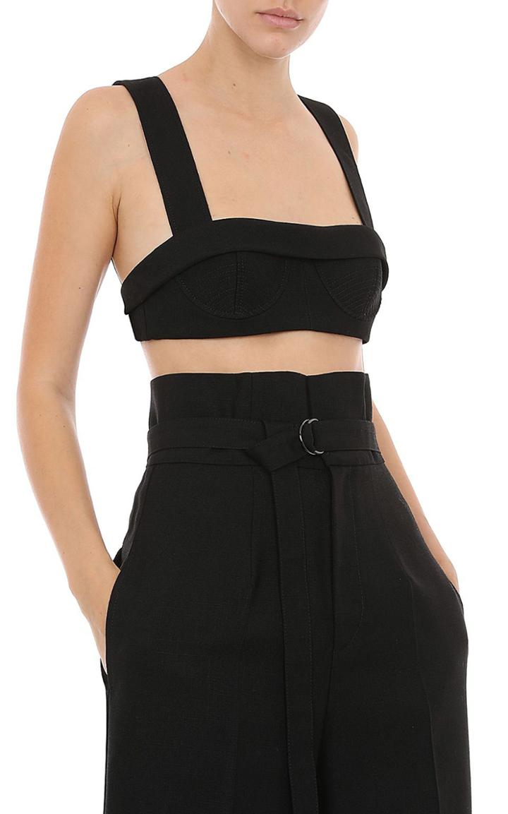 Moda Operandi Philosophy Di Lorenzo Serafini Shantung Bralette Top