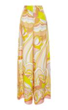 Emilio Pucci High-rise Printed Silk Wide-leg Pants