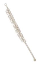 Moutton Collet X Project Gold-plated, Silver And Crystal Bracelet