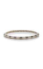 Ofira White & Black Diamond Checker Bangle