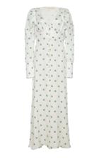 Sandra Mansour Electric Summer Floral Silk-blend Dress