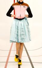Moda Operandi Miu Miu Embroidered Duchess-satin Skirt