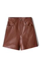 Moda Operandi Nanushka Leana Faux-leather Shorts