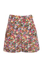 Moda Operandi Blaz Milano Jour De Fte Printed High-rise Silk Shorts Size: 0