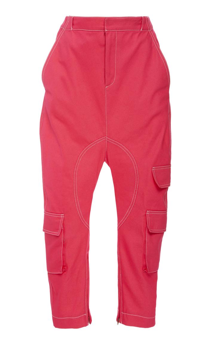 Prabal Gurung Terai Dropped Seat Cotton Pants