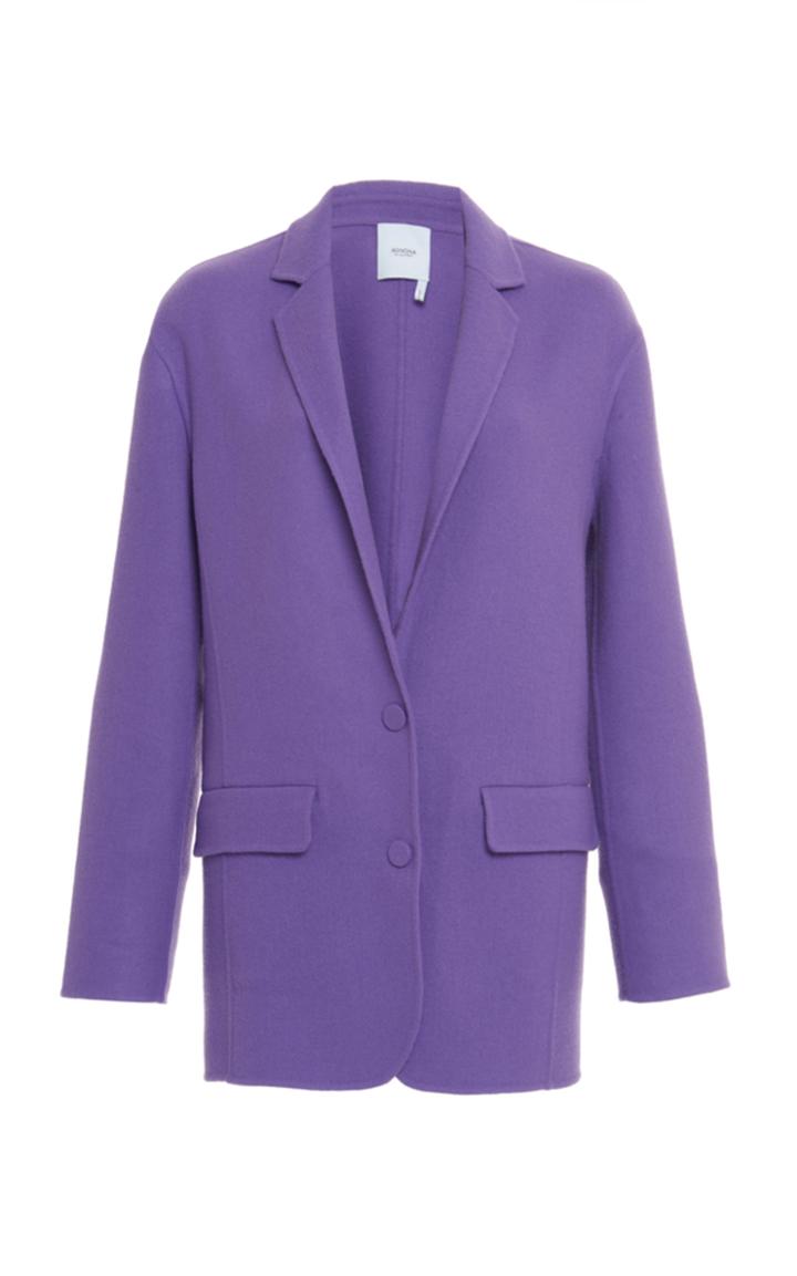 Agnona Wool Blend Boyfriend Jacket