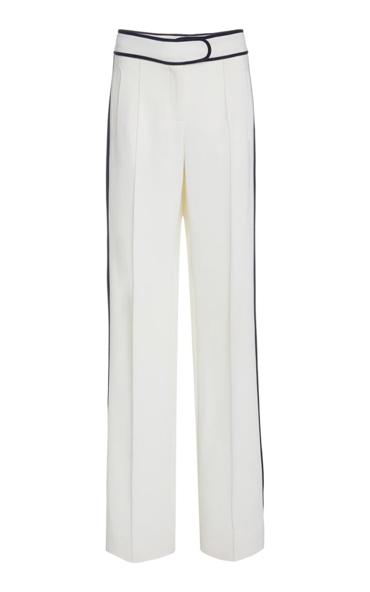 Moda Operandi Prabal Gurung Slouchy Pintuck Straight Leg Pants