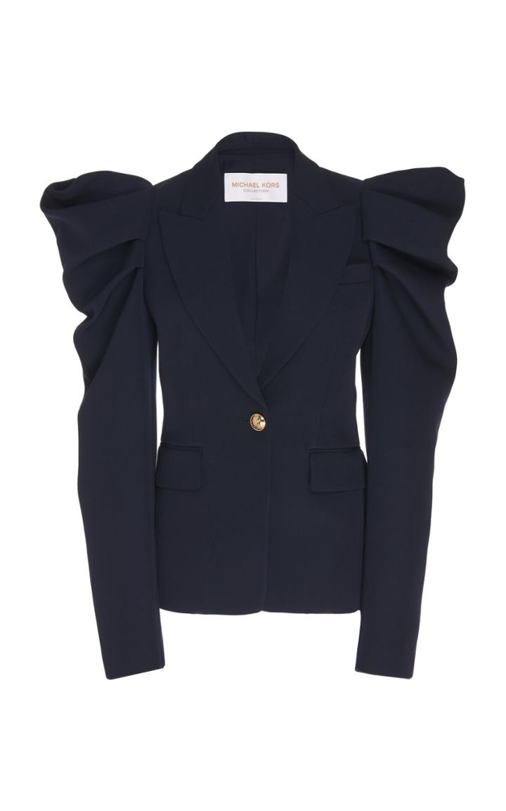 Moda Operandi Michael Kors Collection Wool-gabardine Butterfly Blazer Size: 2