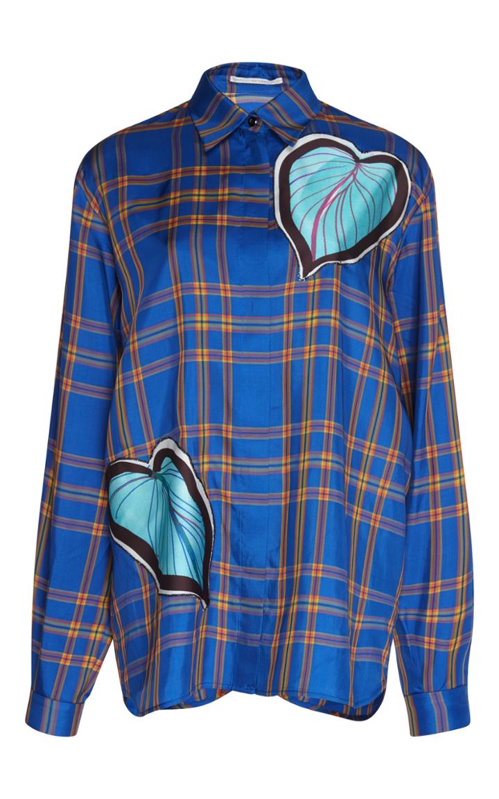 Marco De Vincenzo Leave Plaid Shirt