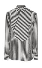 Givenchy Asymmetrical Stripe Dress Shirt