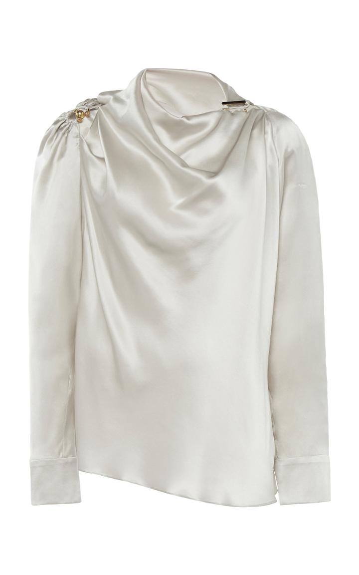 Moda Operandi Christopher Esber Drape Ruched Orbit Blouse Size: 8