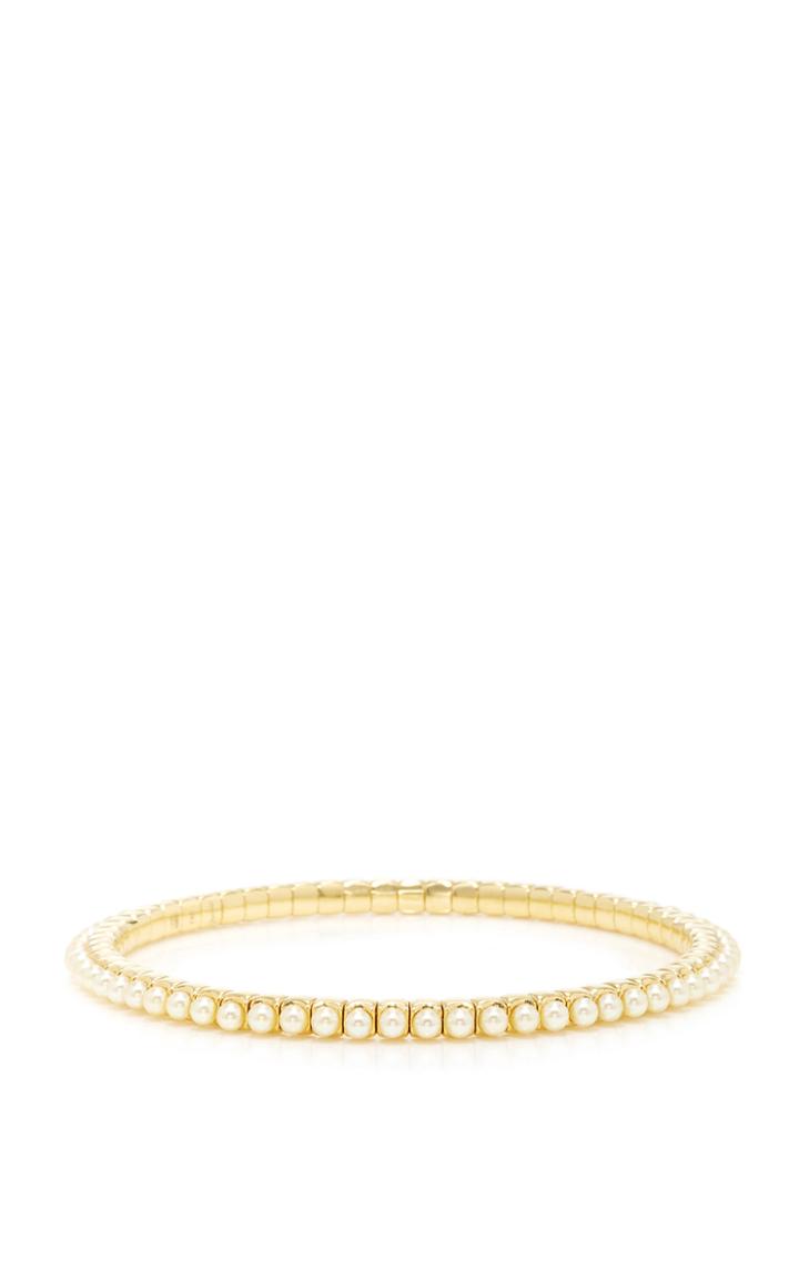 Qayten Ez Yellow Gold Pearl Bracelet