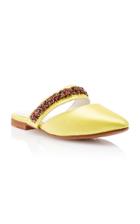 Zyne Couture Bejeweled Babouche Slipper