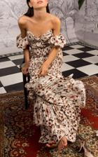 Johanna Ortiz Georgette The Lady Of Shalott Dress